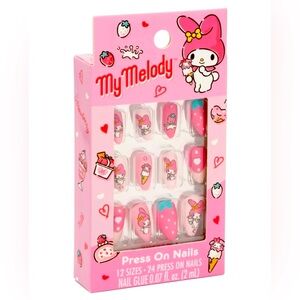 Sanrio My Melody Strawberry Press On Nails